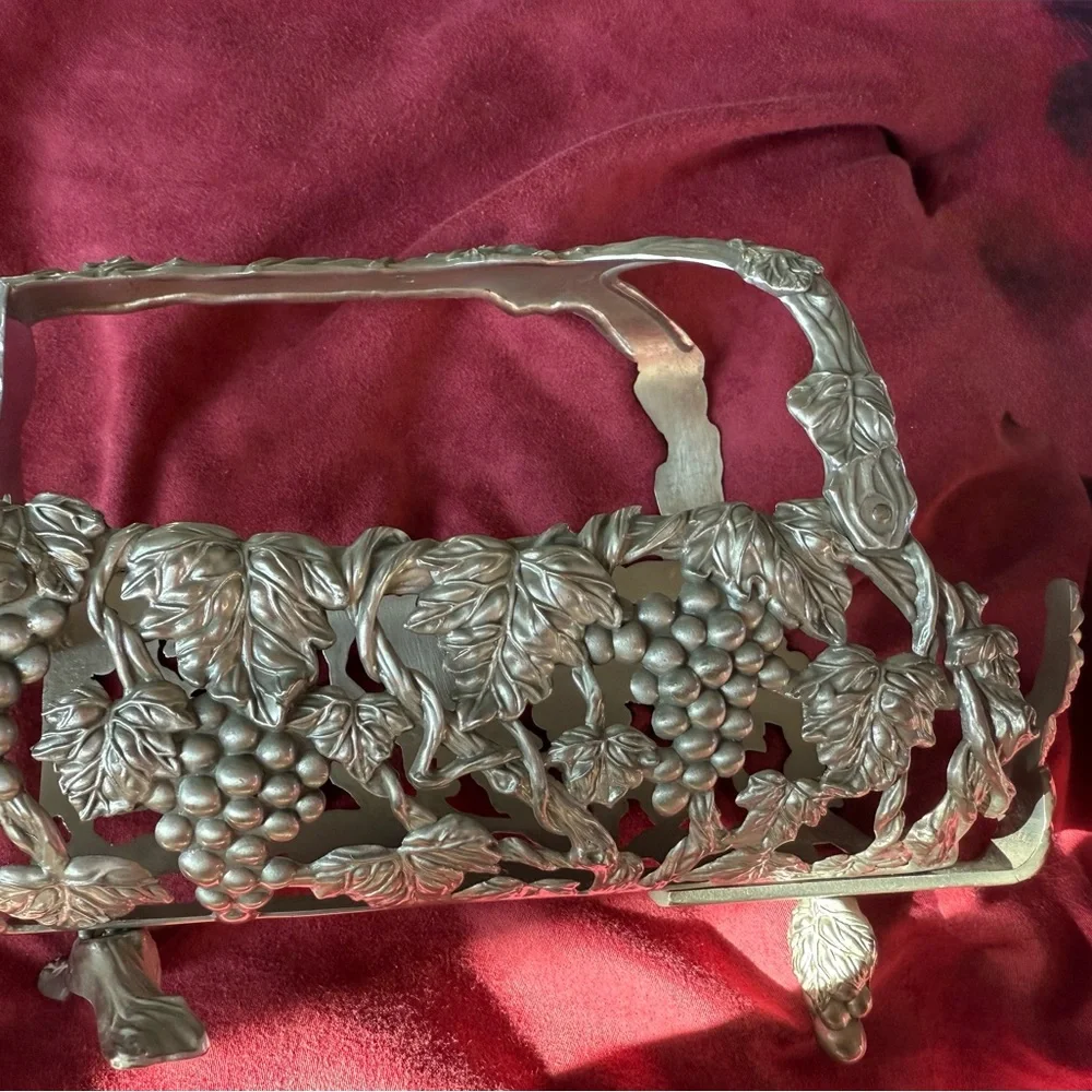 Largentiere of Italy silver‎ plate wine bottle holder Adjustable